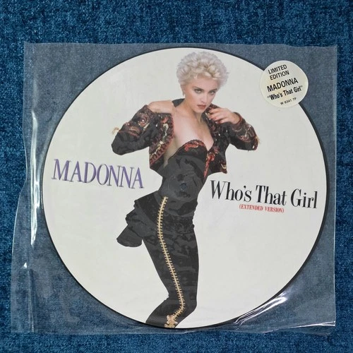 MADONNA WHO'S THAT GIRL PICTURE DISC 12'' VINYL LTD LP RECORD UK 1987 Promo Hype