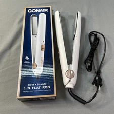 Brand NEW Conair Sleek + Straight 1-Inch flat iron Model  CS97NR NIB