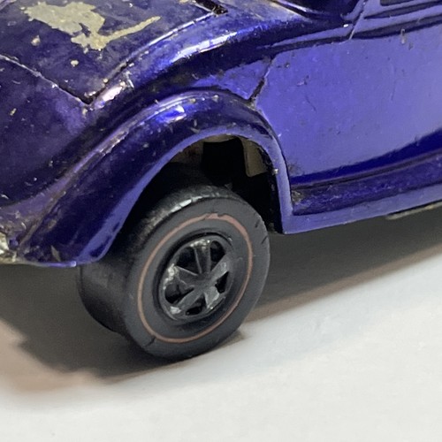 Rare Original Vintage 1968 Hot Wheels Redline '36 Ford Coupe Rich Purple Color! - Picture 12 of 19