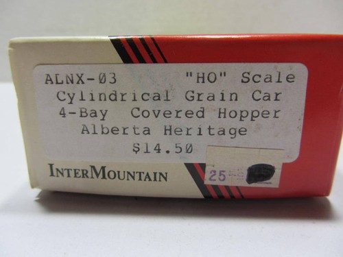 Inter Mountain HO Scale Alberta Heritage 4-Bay Covered Hopper Kit ALNX-03 - Picture 3 of 3