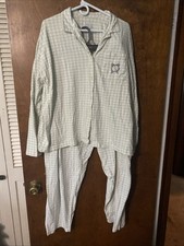 3xl Womens Flannel Pajama Set  Top And Pants by secret treasures