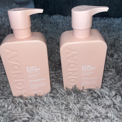 MONDAY HAIRCARE Curl Define Shampoo + Conditioner 2 Pack 12oz Each Nourish 96 - Picture 2 of 2