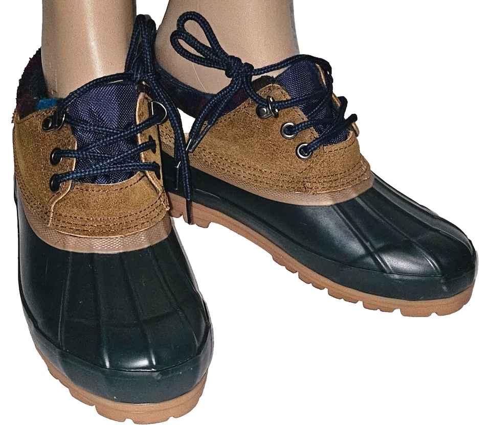 BAY AREA TRADERS SIZE 9 WOMEN'S GREEN DUCK FLEECE LINED SHOES NEW - Image 4 of 4