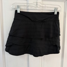 Athleta Girl Swing Skort L/12 Skirt Shorts Logo