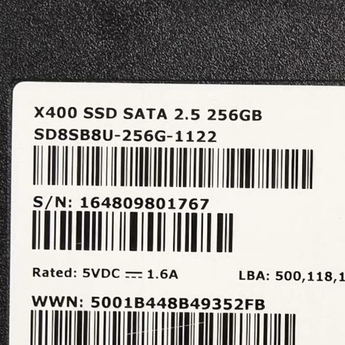 Adecuado para X400 256G SATA SD8SB8U-256G-1122 unidad de estado sólido SSD - Imagen 3 de 5