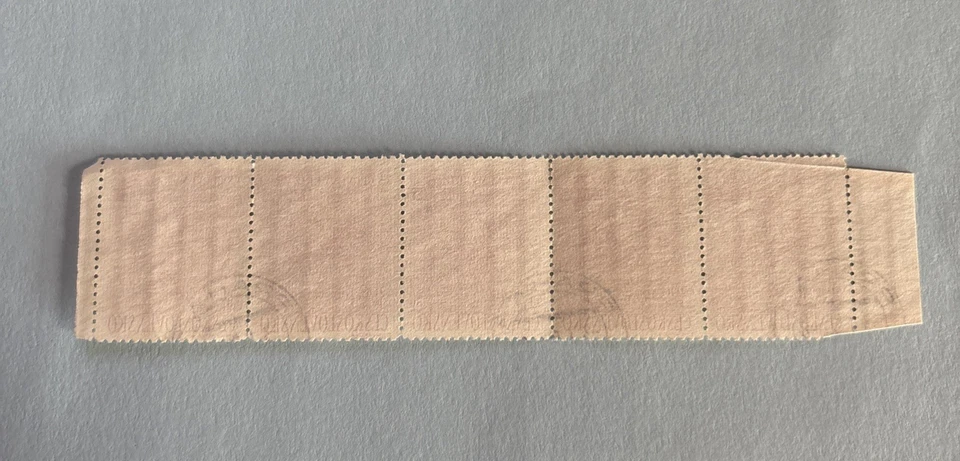 Checoslovaquia 1949 Cruz Roja Tira Semi Postal de 5, B169 Mi 600 Usado Foto 2 de 2