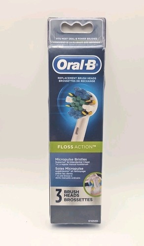 Oral-B Floss Action Electric Toothbrush Replacement Brush Heads - 3ct - NEW