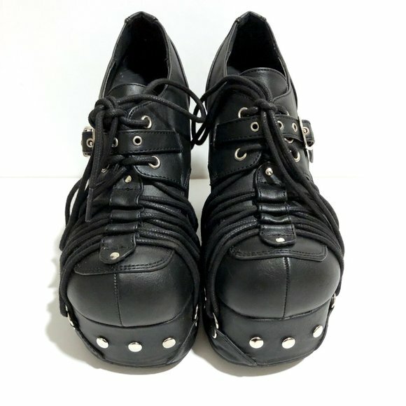 DEMONIA Charade-35 Goth Lolita Platform Bondage O… - image 4