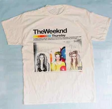 Vintage The Weeknd Thursday XO short sleeve white color shirt KV35161