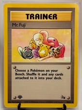 Mr. Fuji 1st Edition 58/62 Fossil Uncommon Pokemon Vintage Card WOTC 1999