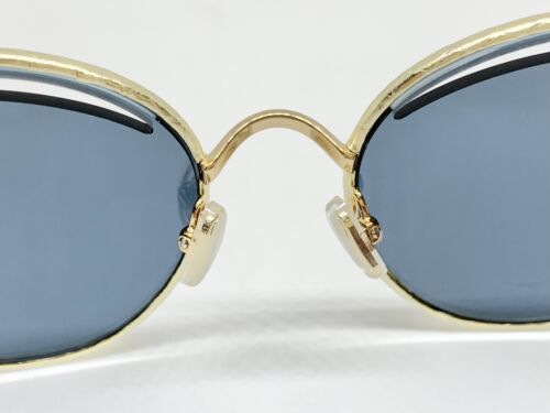 Jimmy Choo MALYA/S J5GJO 59-19-145 Blue Tint Sunglasses With Snakeskin Case - Picture 11 of 20