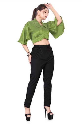 Elegante Camisa Envolvente Top Elegante Camisa Corta Satén Ropa de Fiesta Sexy Elegante Top S83 - Imagen 5 de 210