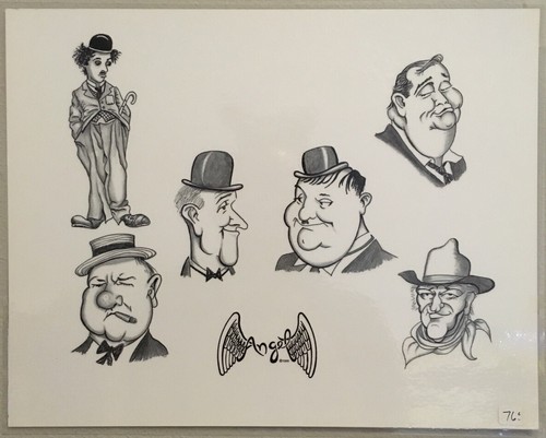 Tattoo Flash Single Sheet Print by Angel Early Movie Stars Silent Film 11” X 14” | eBay Tattoo Flash Single Sheet Print by Angel Early Movie Stars Silent Film 11” X 14” | eBay