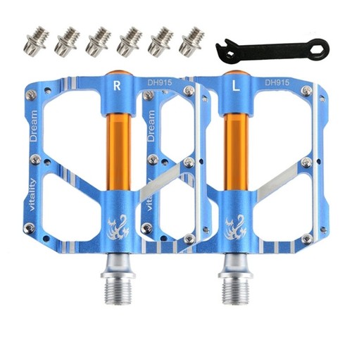 Aluminum Alloy 3 Seal Bearings Nonslip Bicycles Pedals Mountain Bicycles Pedals - Picture 7 of 12