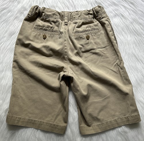 Boys Land’s End Uniform Khaki Adjustable Waist Shorts - Size US (12) - Imagen 4 de 4