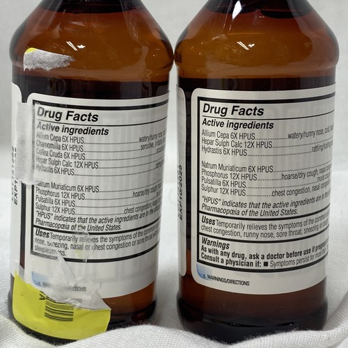 Equate Children Homeopathic Daytime Nighttime Cold Cough Liquid Value Pack 10/25 - Picture 6 of 7