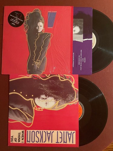 JANET JACKSON - Control - 1986 vinyl LP USA + When I Think 12" UK both excellent - Bild 1 von 3