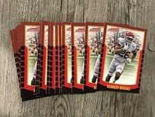 Lot (23) KENNEDY BROOKS 2022 Bowman University Football ALL 2000 Throwback