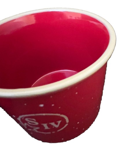 Maker’s Mark Bourbon Whiskey Ceramic Coffee Cups Mugs Red With Tan Speckles NEW - Picture 9 of 12