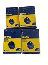 Lot of 4 Irwin Bi-Metal Hole Saws 1-3/4" to 2-1/8" See Description NEW