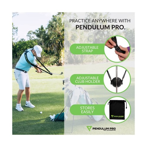 PENDULUM PRO Golfschwungtrainer - 3 in 1 Golftrainingshilfe - Chipping, Puttin... - Bild 4 von 9