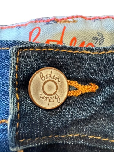 Boden Denim Jean Bermuda Shorts Adjustable Waist Size Girl's Size 13 - Picture 4 of 7