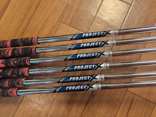 TaylorMade Iron Set Taylor Made P790 Iron Set 6pcs 5-PW Project X 5.5 Japan - Picture 3 of 4