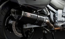 YOSHIMURA YAMAHA FJR1300A 13-22 R-77 SLIP-ON EXHAUST CARBON FIBER MUFFLERS