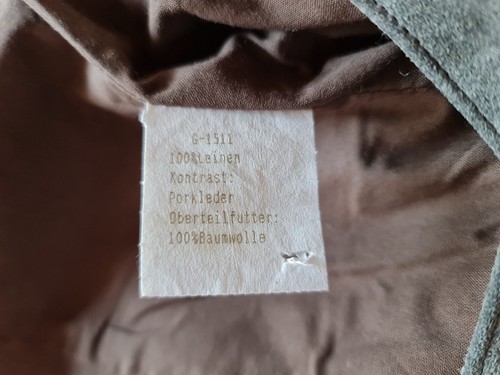 DRESS VINTAGE AUTHENTIC ALPHORN OKTOBERFEST DIRNDL LEATHER LINEN :US 18/EU 46 - Picture 8 of 8