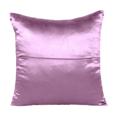 Satin Throw Pillow Solid Color Square Home Sofa Decor Pillow Cushion Cover 18x18 - Picture 59 of 165