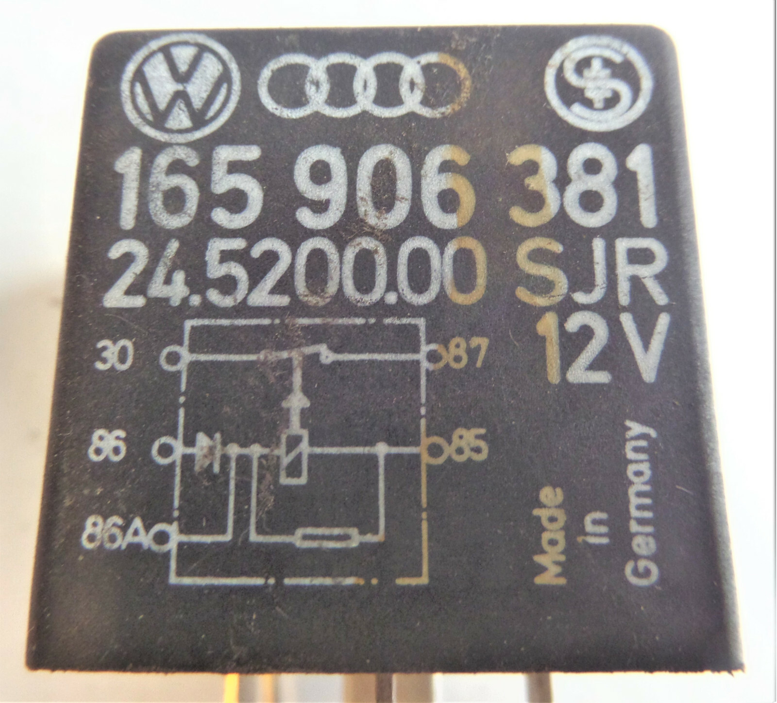 Relais 30 Steuergerät Zentralelektrik Original VW Audi Skoda Seat 165906381