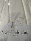 YVES DELORME PARIS PARURE 4pc  IVORY KING SHEET SET FRANCE  NIP
