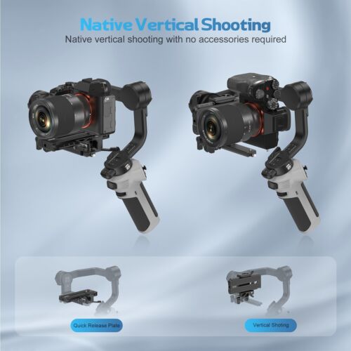 ZHIYUN CINEPEER WEEBILL 3E 3-Axis Gimbal Stabilizer for Sony Canon Nikon Kamera - Picture 4 of 12