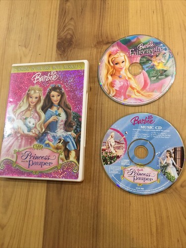 Barbie : Princess and the Pauper Music CD - songs from the movie - rare Audio CD - Picture 2 of 7