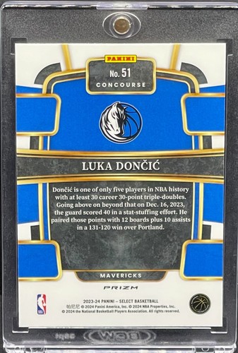 Luka Doncic RARE ORANGE WAVE REFRACTOR PRIZM INVESTMENT CARD SSP DALLAS MVP MINT - Picture 5 of 6