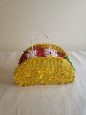 Mini Taco Decorative Pinata, New Without Tag