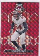 2024 Panini Mosaic NFL Football No. 209 Lavonte David Red Mosaic Prizm