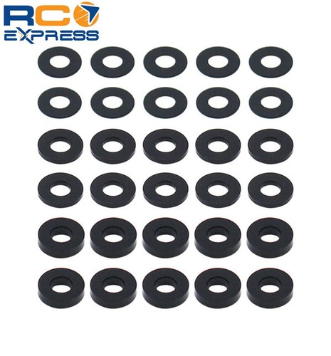 Hot Racing 7,8x3,5mm Aluminium Nabenspacer (30) schwarz SPC3578A01 - Bild 1 von 4