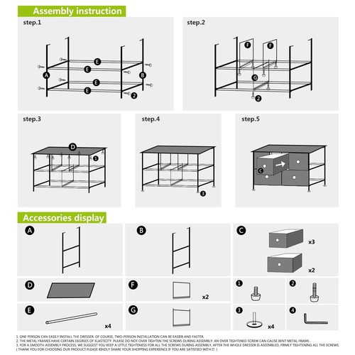 Muebles para cuarto para ropa organizador cajoneras roperos modernos closets NEW - Picture 12 of 12