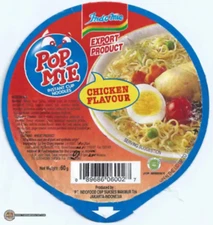 Pop Mie Chicken Flavour Instant Cup Noodles Indomie 60 g