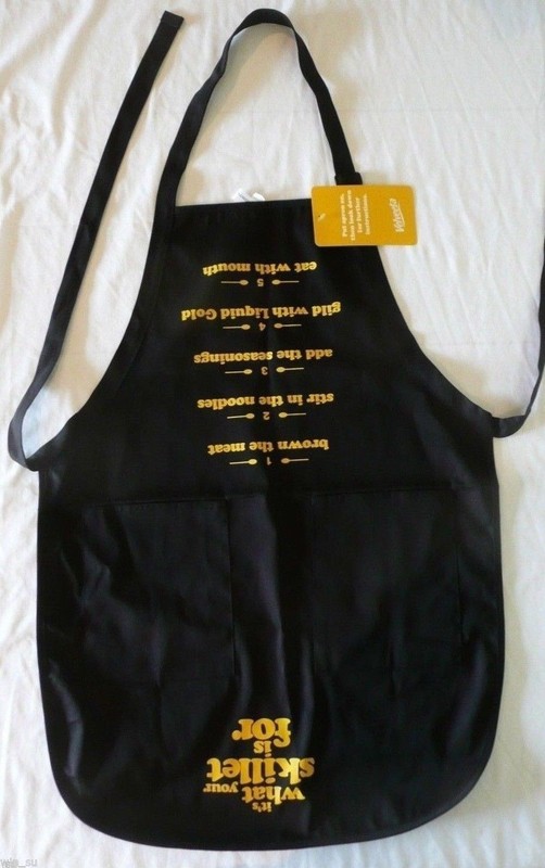 NEW UniSex~Canvas Apron 38"L~It's what your skillet is 4~VelVeeta~Port Authority