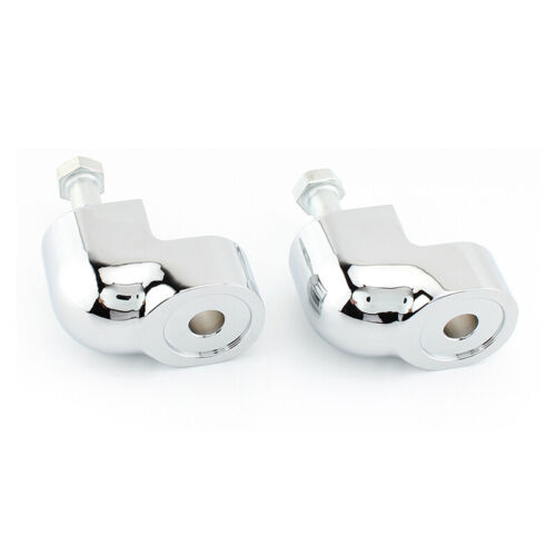 For Honda VTX1300C 2004-2009 Motorcycle Handlebar Risers Bar Clamp Kit Chrome - Picture 3 of 10