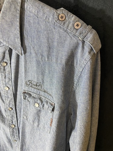 Fender besticktes Hemd "Rock And Roll Religion" (Größe XL) - Bild 9 von 14