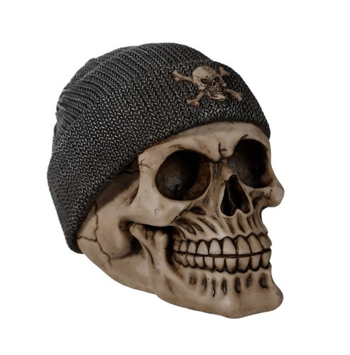 Fishermen Hat Money Box Skull Ship Grey Deco Piggy Bank Ca 14x14 CM - Picture 4 of 6