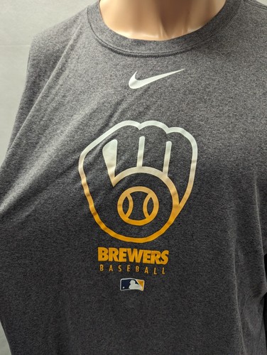 Camisa de manga larga Nike emitida por el equipo Milwaukee Brewers XL MLB Justin Topa - Imagen 2 de 8