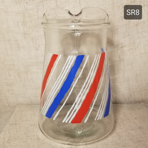 Americana USA Libbey Glass Refresher Set Pitcher With 6 Glasses In original box - Picture 4 of 8