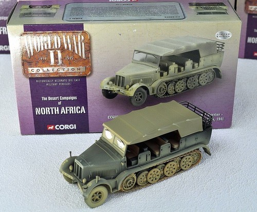 Corgi Militar Ref 60004 Krauss-Maffei Semi-Chenille Dak 41 Mint En Box - Imagen 3 de 4
