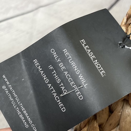 FaithFul The Brand Crossbody Woven Straw Bag Natural Shelby Boho Hippie - Bild 13 von 16