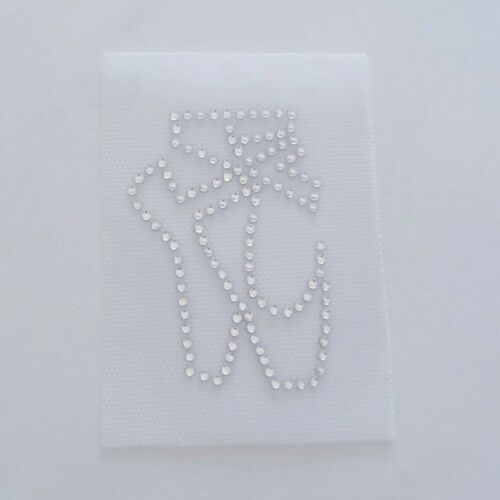 Ballerina's Ballet Slipper Bling Rhinestone Iron-on Transfer Appliqué - Bild 2 von 3