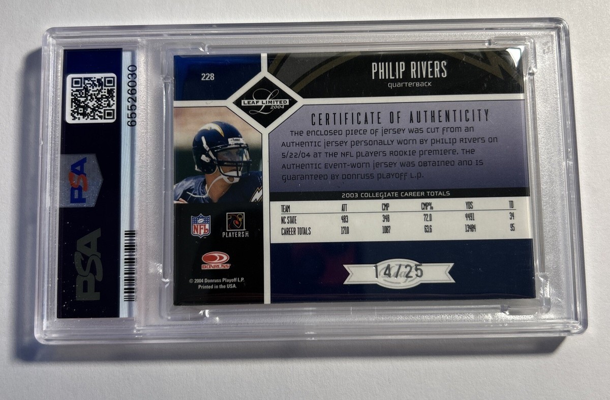 2004 Leaf Limited - Phenoms Philip Rivers #228 Spotlight